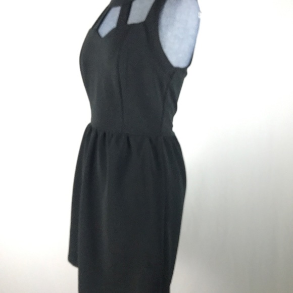 Forever 21 Women's Size S Black Solid Skater Dress - Picture 5 of 8